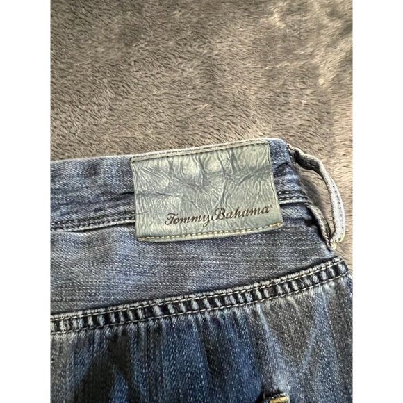 Tommy Bahama Jeans Men 38/32 Blue Straight Leg High Rise Mid Wash Denim - Picture 3 of 5